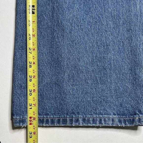 Altar’d State Blue Jeans Denim 26x32 Straight Leg Distressed T6129 NEW - Picture 11 of 16